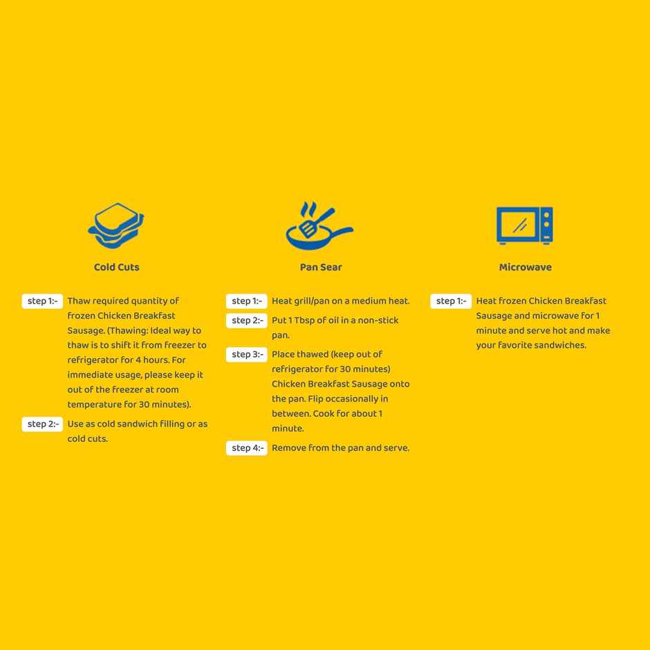Godrej Yummiez Chicken Breakfast Sausage