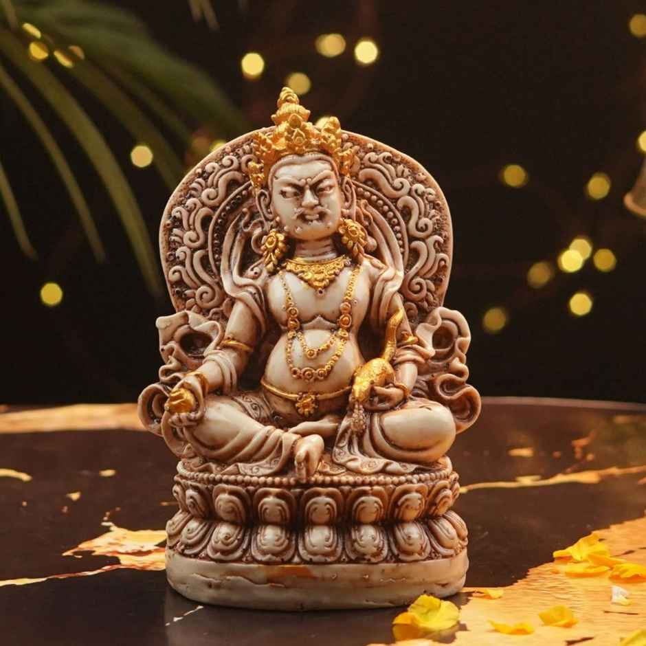 Lord Kuber Statue 4.5 | Kubera | The God Of Wealth | ServDharm