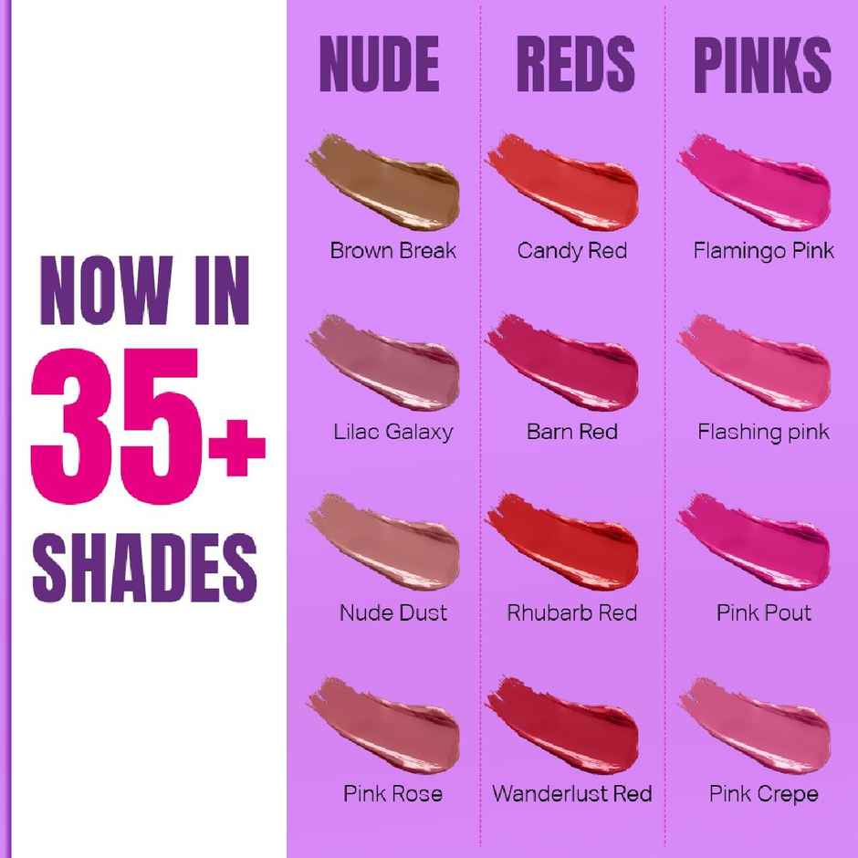 Elle 18 Liquid Lip Color | Lavender Hues