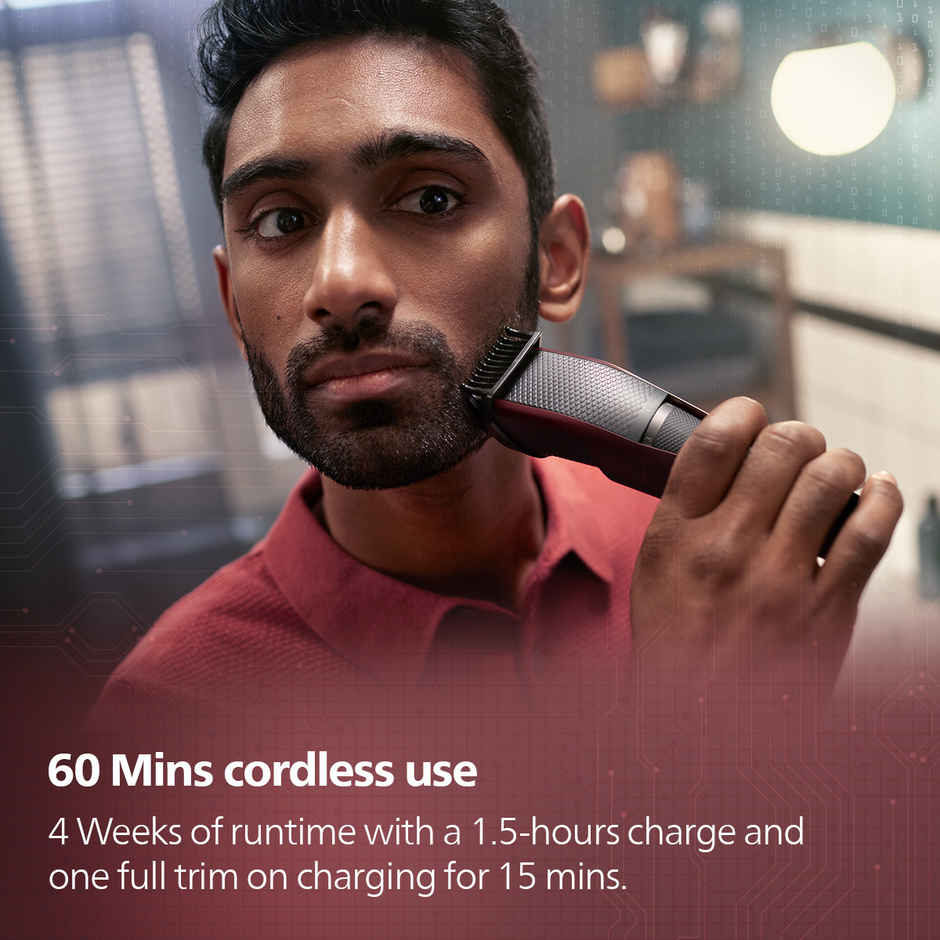 Philips Skin Friendly Beard Trimmer for Men with Lift & Trim Technology|10 Length Setting|BT3301/30