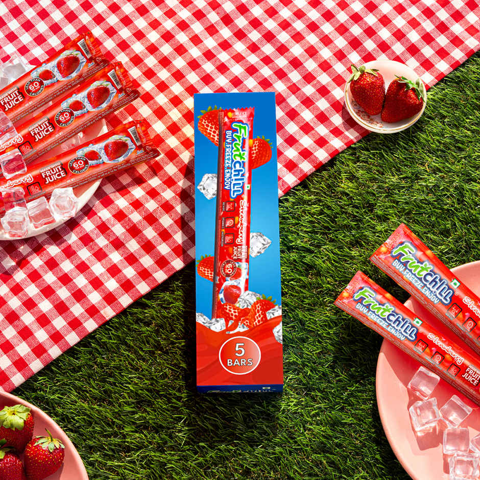 Fruitchill Strawberry Ice Pops/ Frozen Juice Bars