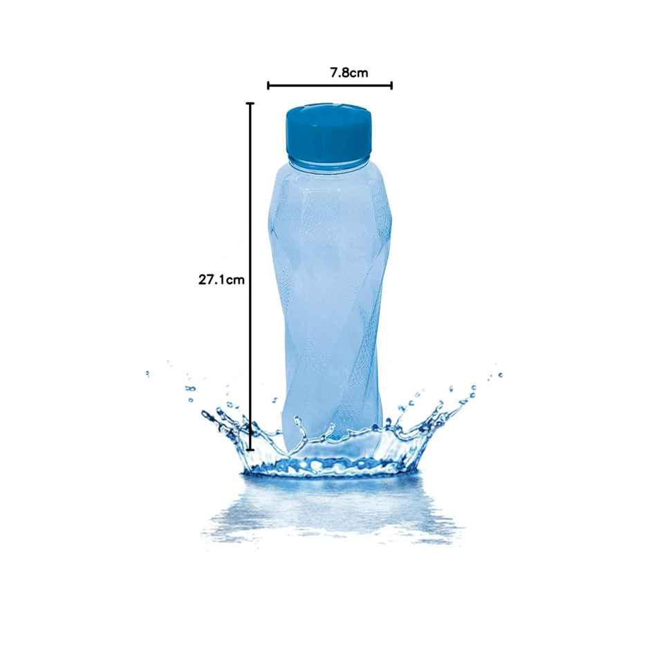 Princeware Pet Fridge Bottle Silky 900 ml | Blue Combo
