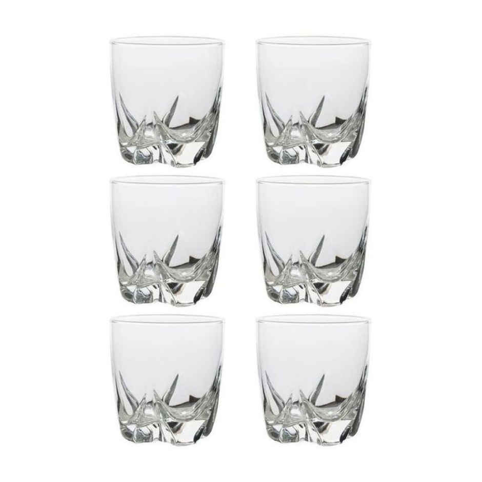 Lisbonne Whiskey Glass Set | Elegant Design | Durable | Dishwasher Safe | 330 ml | Luminarc
