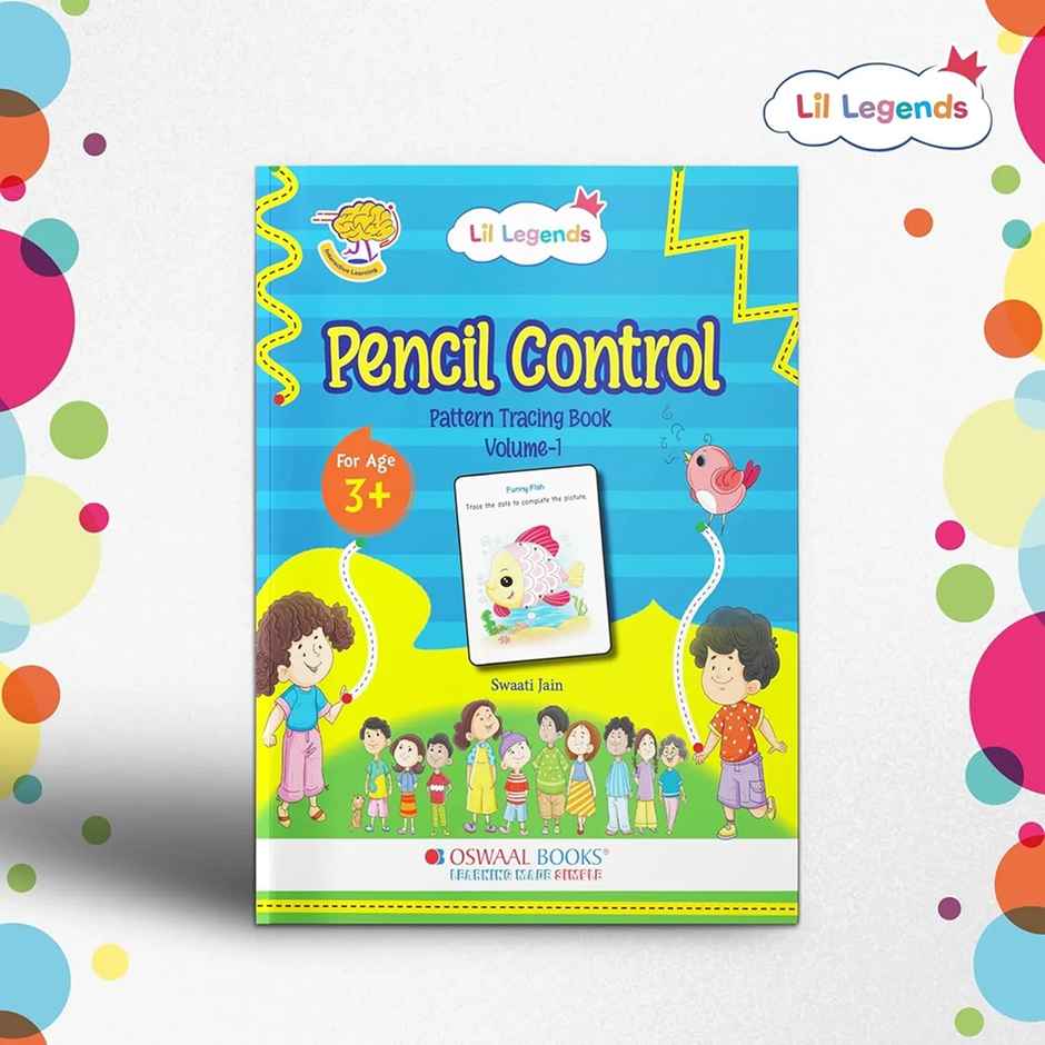 Oswaal Books Lil Legends My First Book Of Patterns | Volume-1 | 3+ Age Group