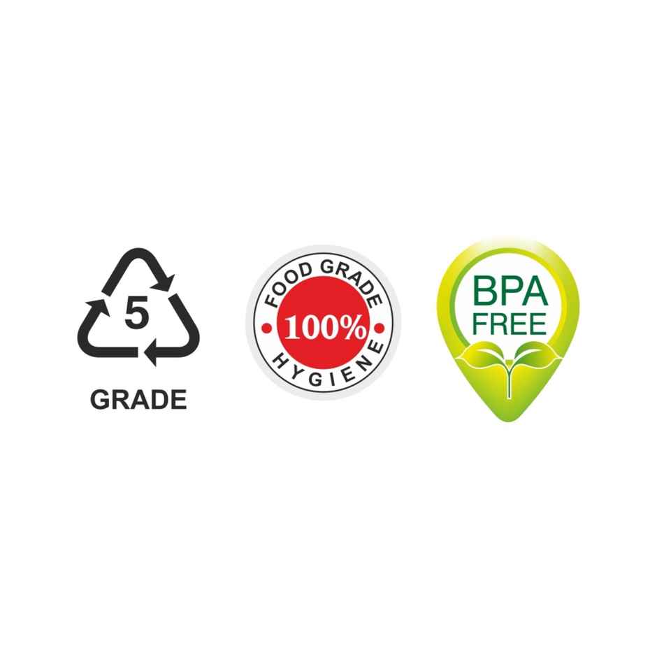 Flair Plastic Storewell Food Storage Container | BPA Free | For Spices-Grains | Maroon - 12000 ml