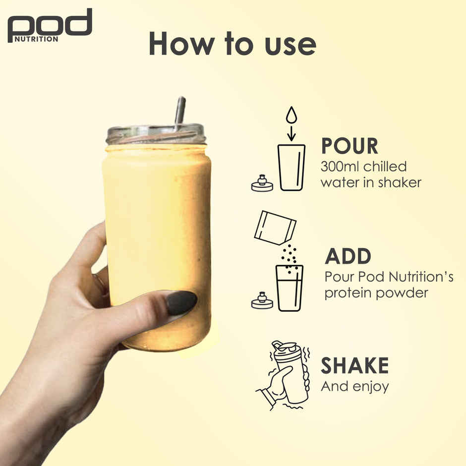 Pod Nutrition Hapus Mango Plant Protein - 26G Protein - Single Serve