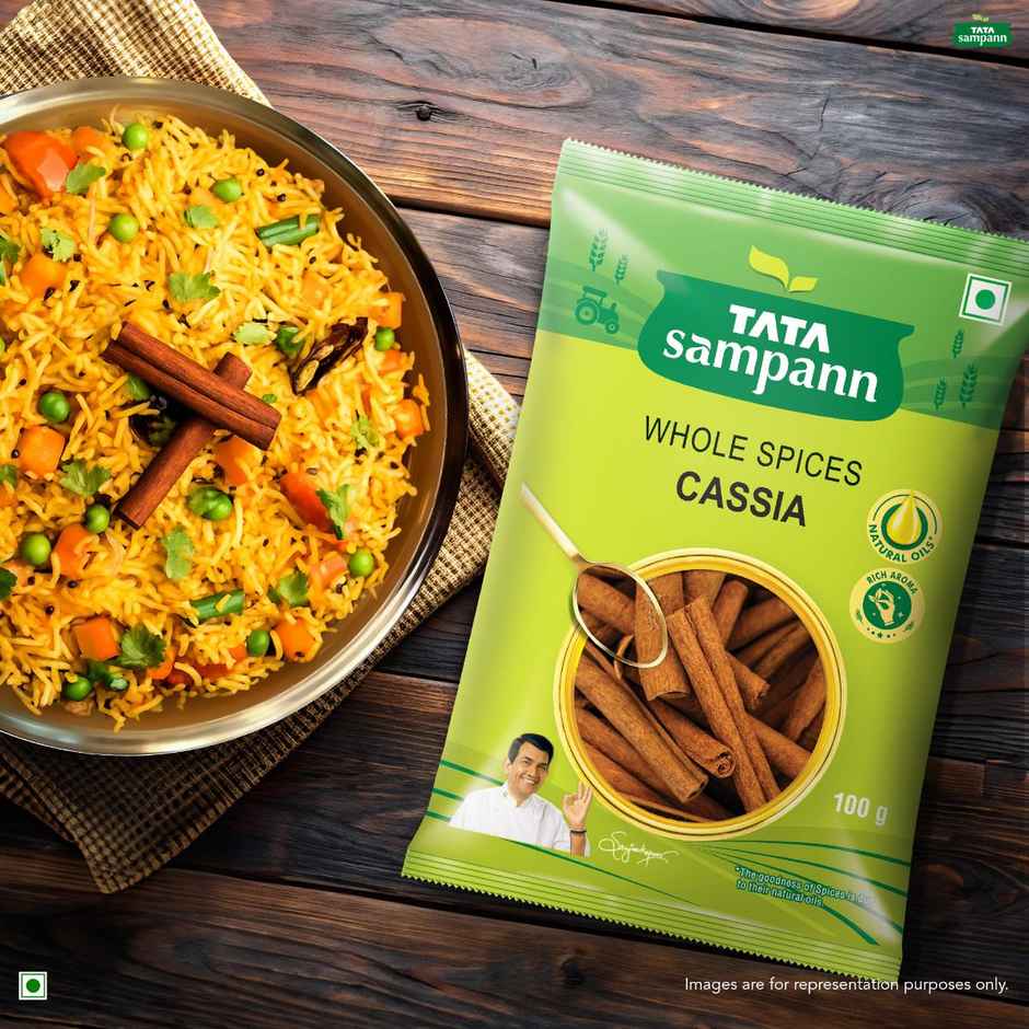 Tata Sampann Cassia Rolls, Whole Spices,Warm Aroma & Bold Flavour