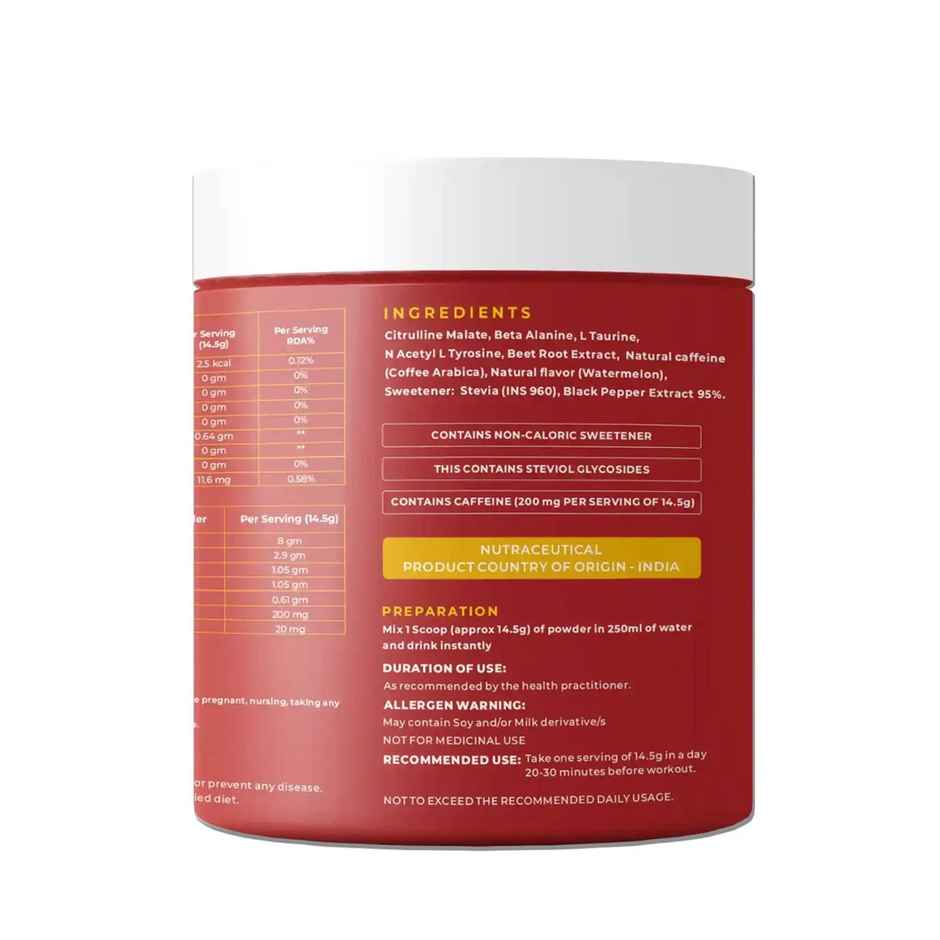 NATURALTEIN Pure 07 Preworkout, Watermelon