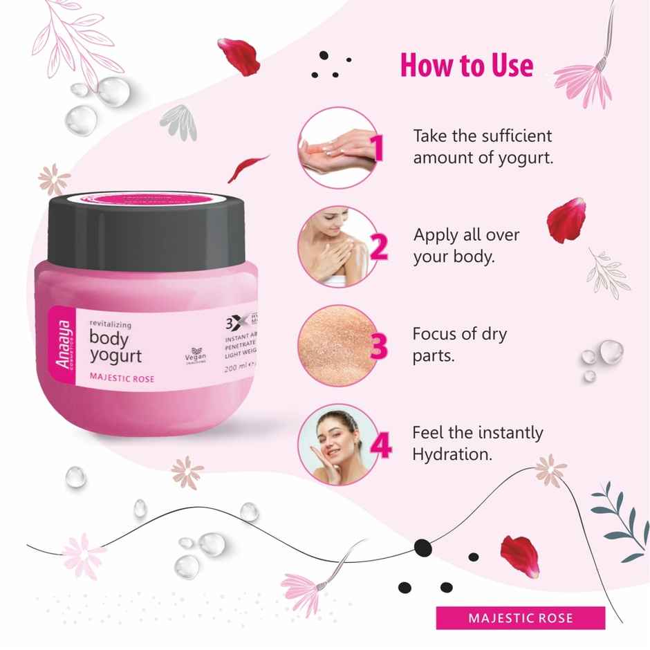 Anaaya Revitalizing Body Yogurt - Majestic Rose