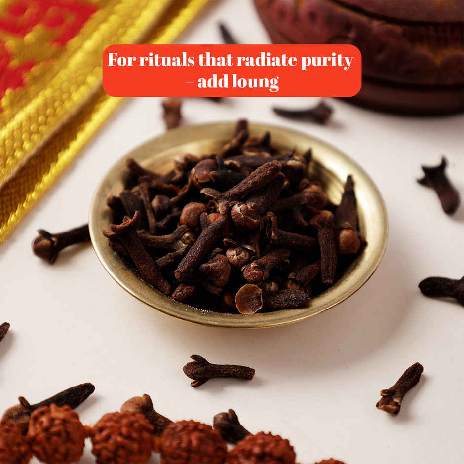 Premium Cloves | Loung | Pooja Religious Ceremony Spice | Oye Happy
