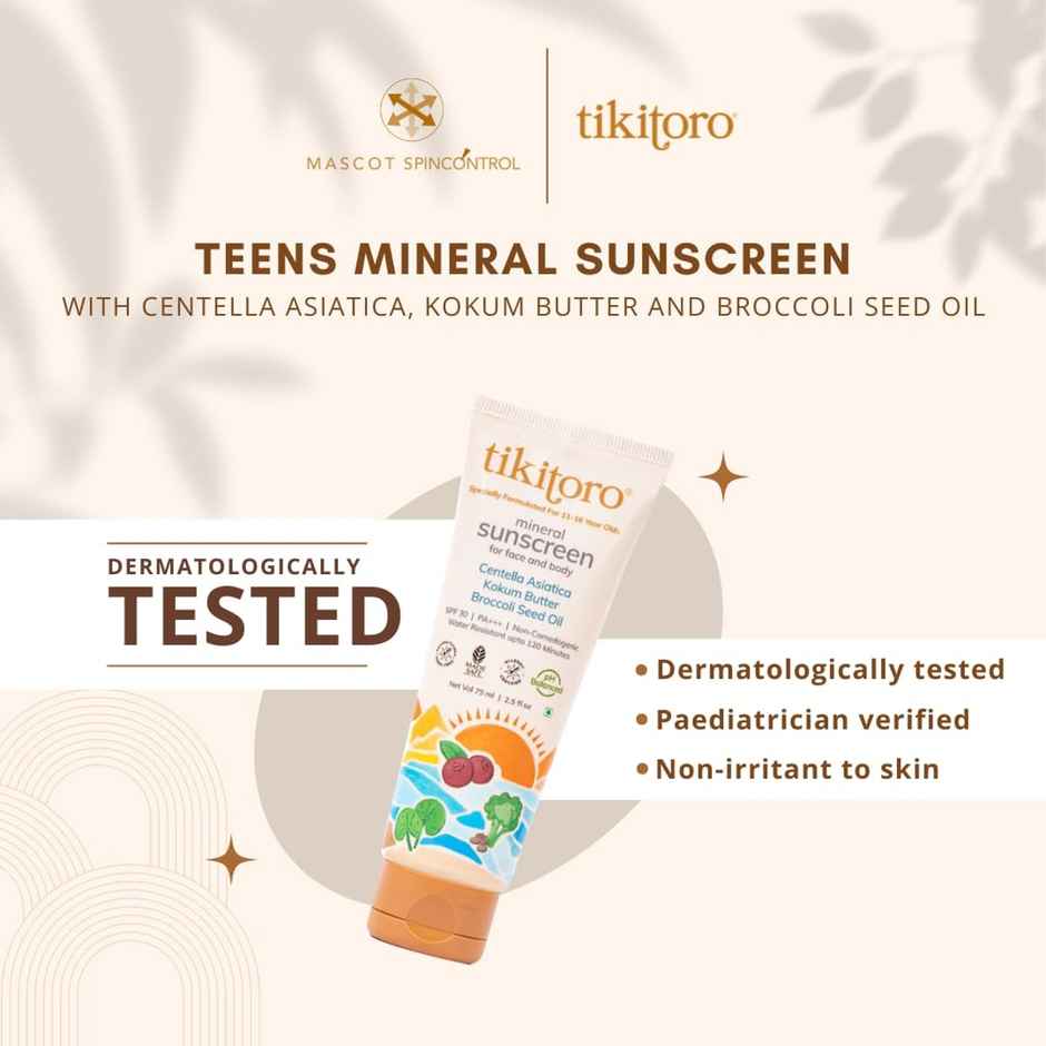 Tikitoro Teens Mineral Sunscreen