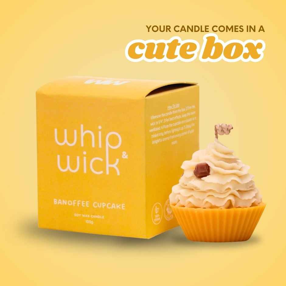 Whipand Wick Banoffee Cupcake Scented Candle