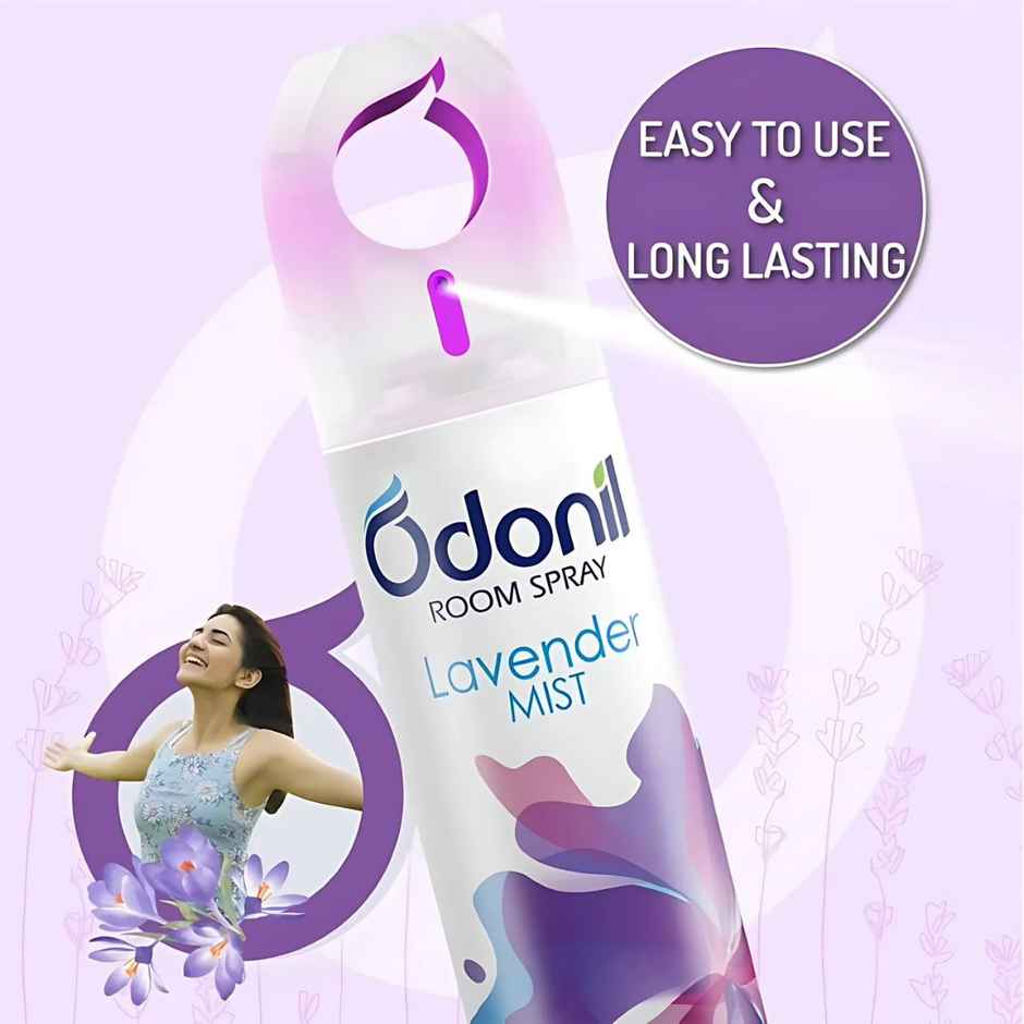 Odonil Room Air Freshner Spray Combo - Citrus Fresh 220ml + Lavender Mist 220ml