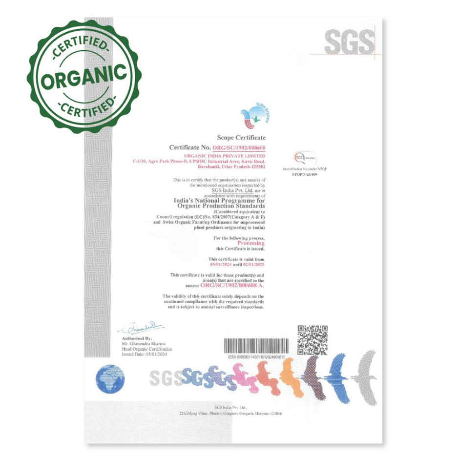 A TATA Product - Organic India Mustard Oil | Certified Organic | Lab Tested on 600+ Parameters