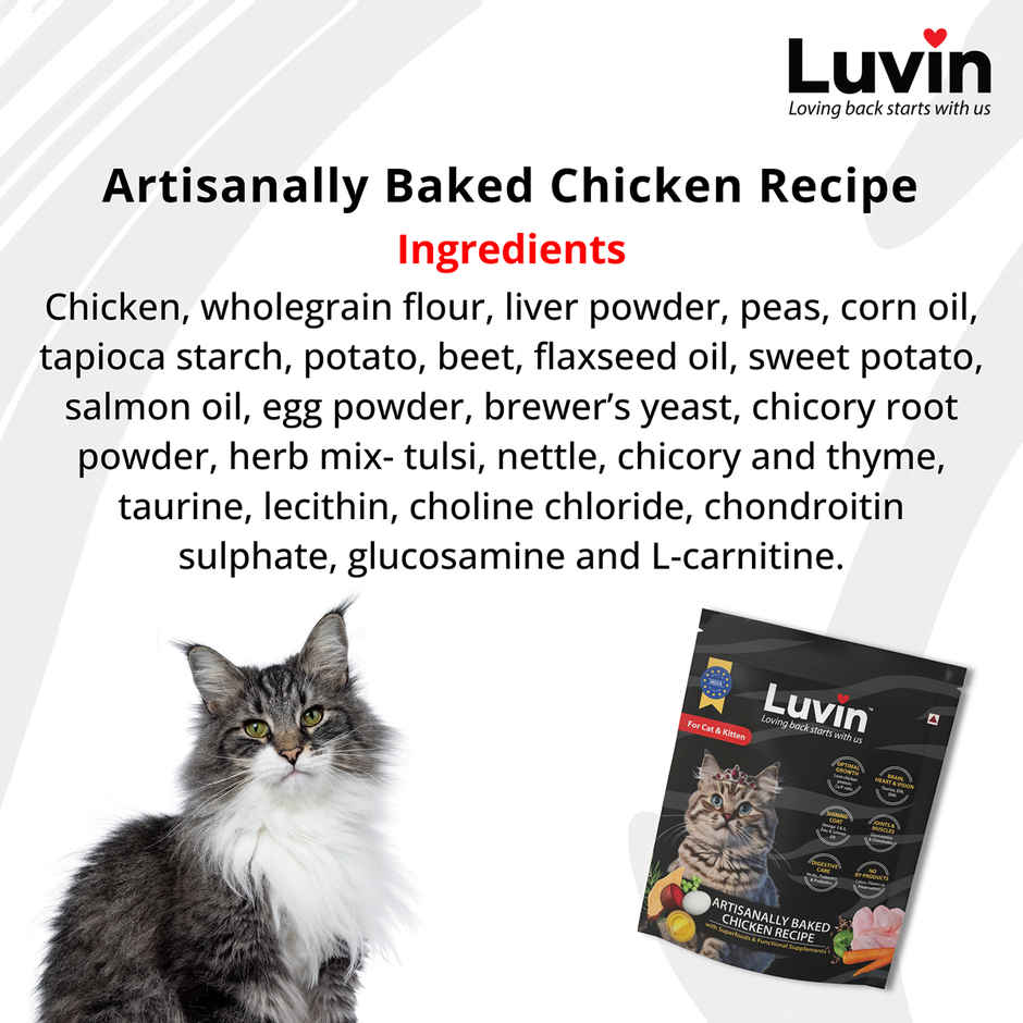 Luvin Artisanally Baked Dry Cat FOOD