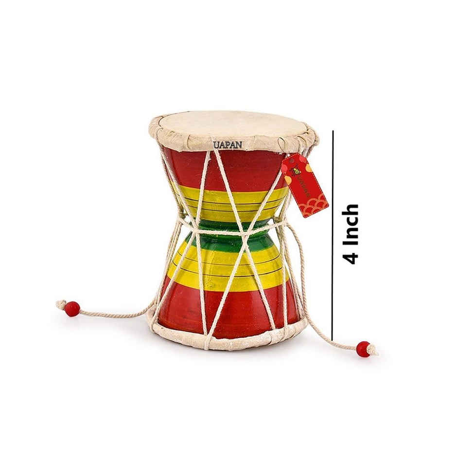 Uapan Wood Damaru Damroo 4 Inch