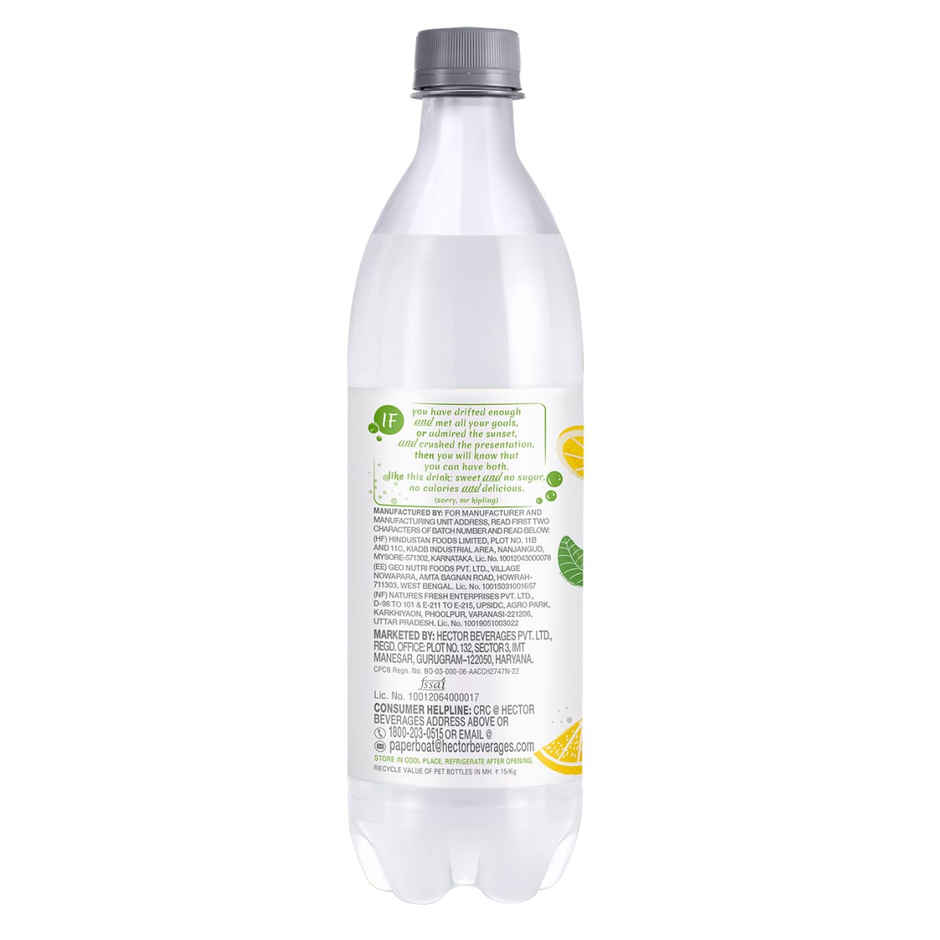 Paper Boat Zero Sugar Lemon Lime Sparkling Water | Sugar Free Cold Drink