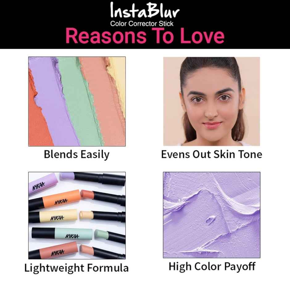 Nykaa Instablur Color Corrector Stick - Orange