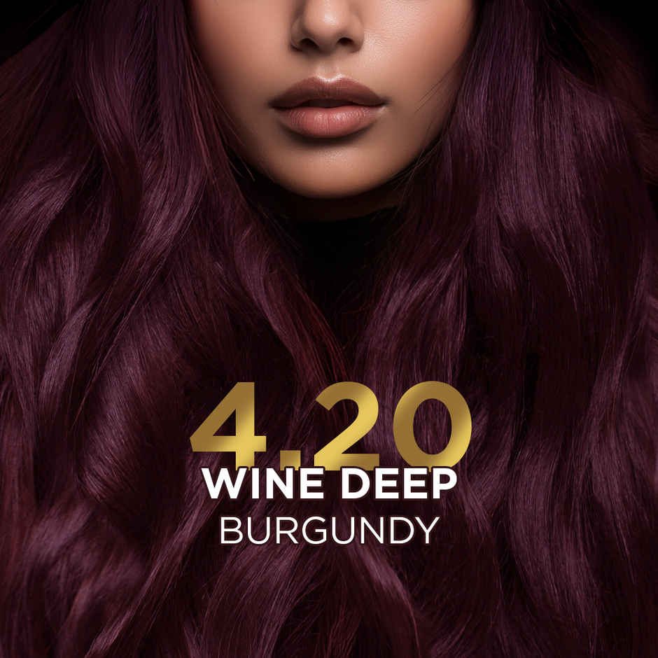 Bblunt Salon Secret High Shine Conditioning Hair Colour | Wine Deep Burgundy