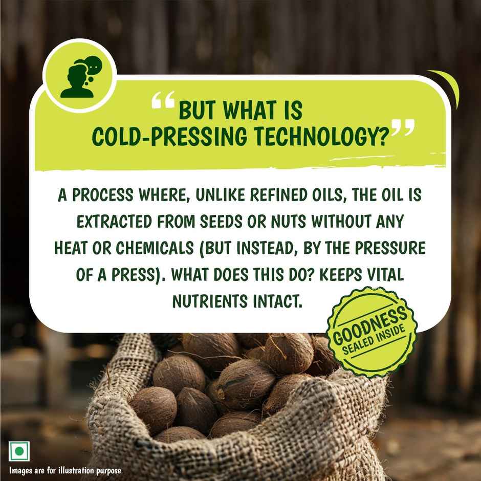 Tata Simply Better Virgin Coconut Cold Pressed Oil | Pure & Unrefined Oil