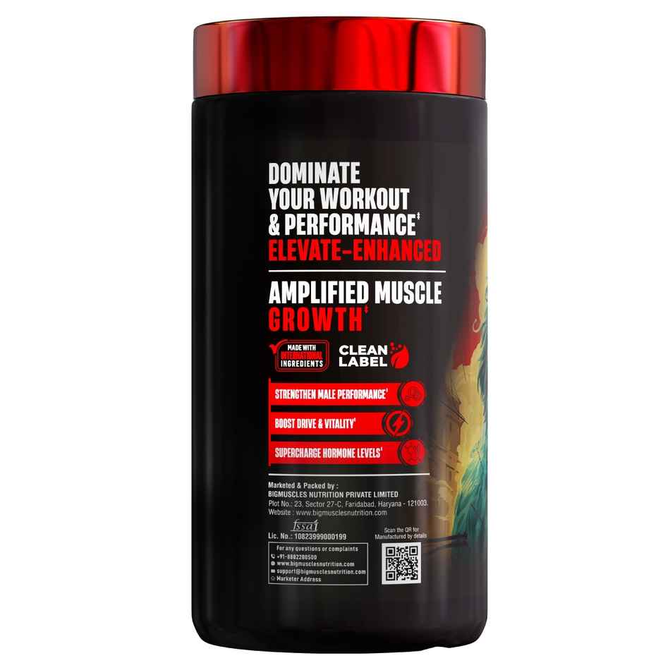 Big Muscles Nutrition Nutrition Karnage Sigma Healthy Testosterone Support | 60 Capsules