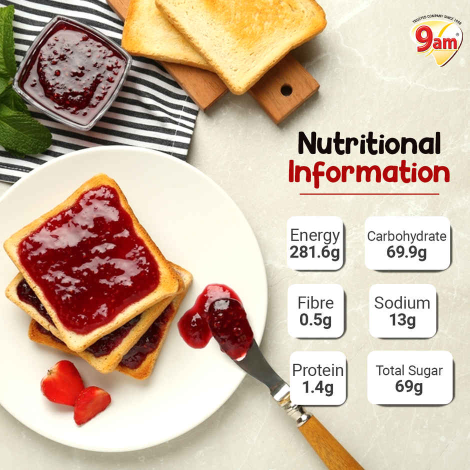 9am Mixed Fruit Jam, Fresh & Flavourful Fruit Spread