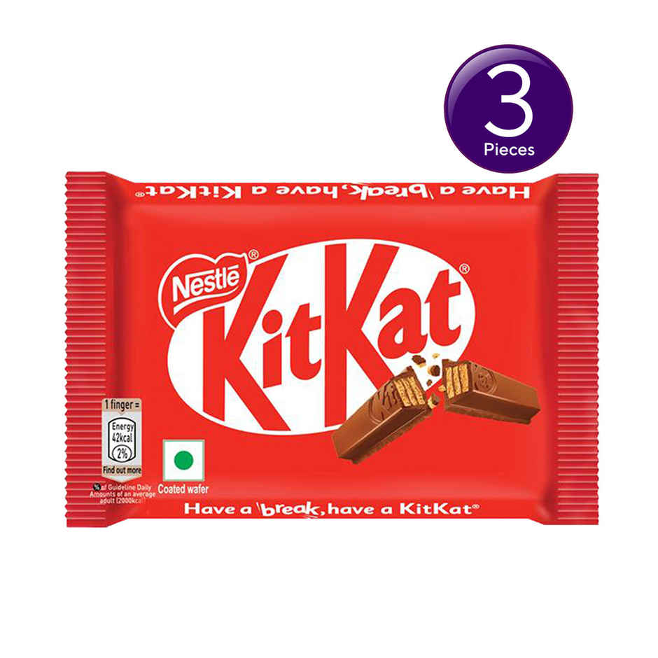 Nestle Kitkat 4 Fingers Choco Coated Wafer Bar Combo