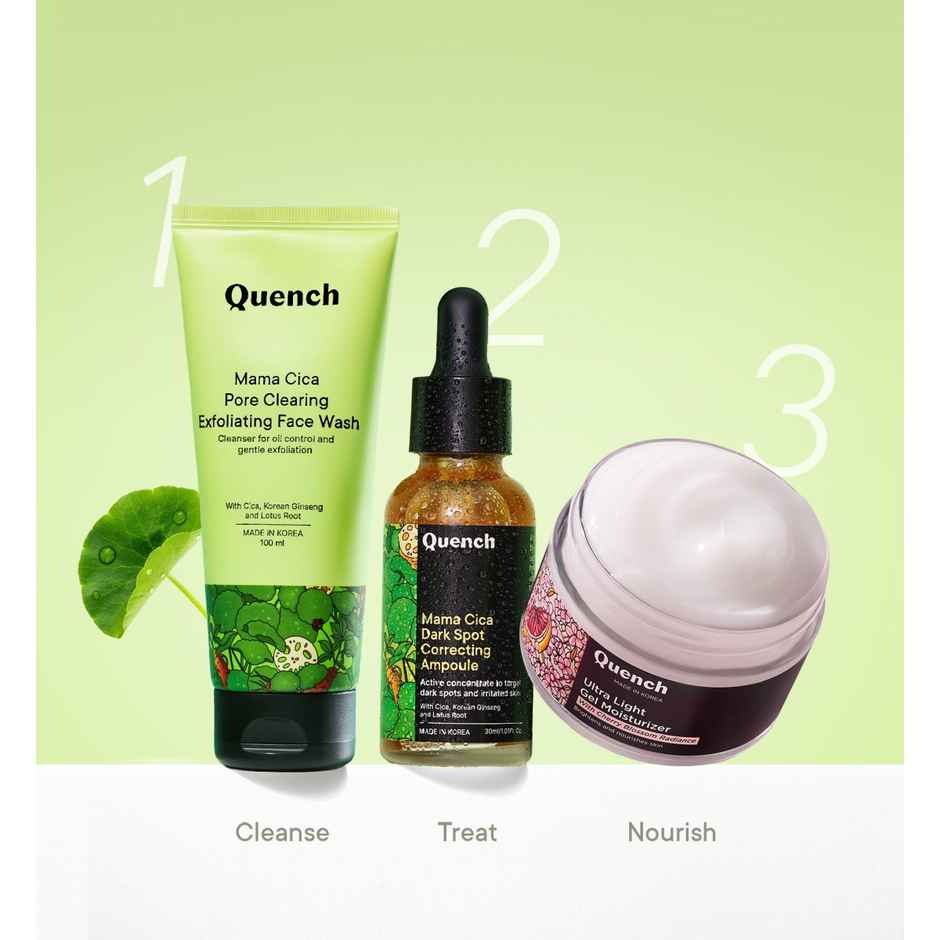 Quench Exfoliating Face Wash with Cica & Korean Ginseng for Acne Control