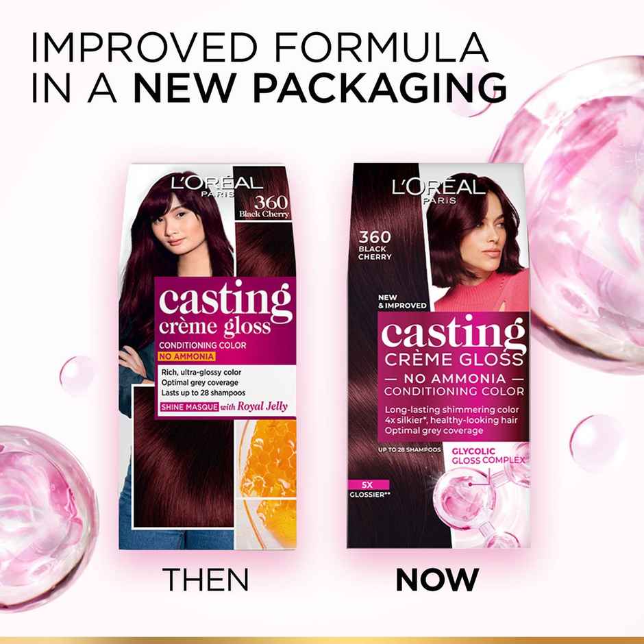 L'Oreal Paris Casting Creme Gloss Hair Color, 360 Black Cherry