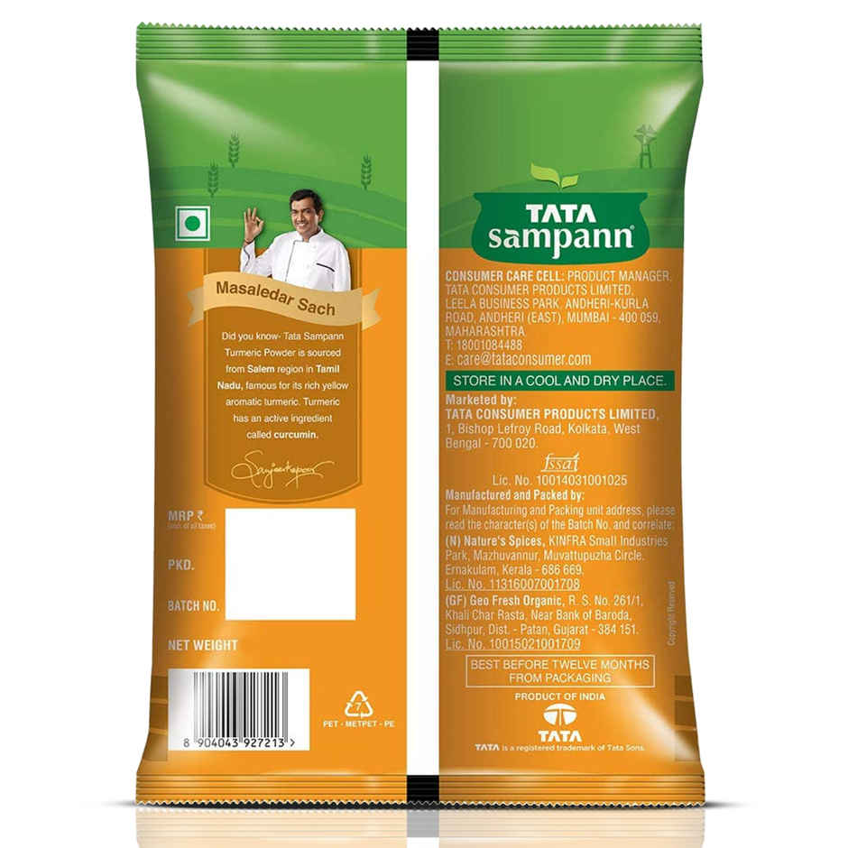 Tata Sampann Turmeric Powder With Natural Oils Haldi Powder