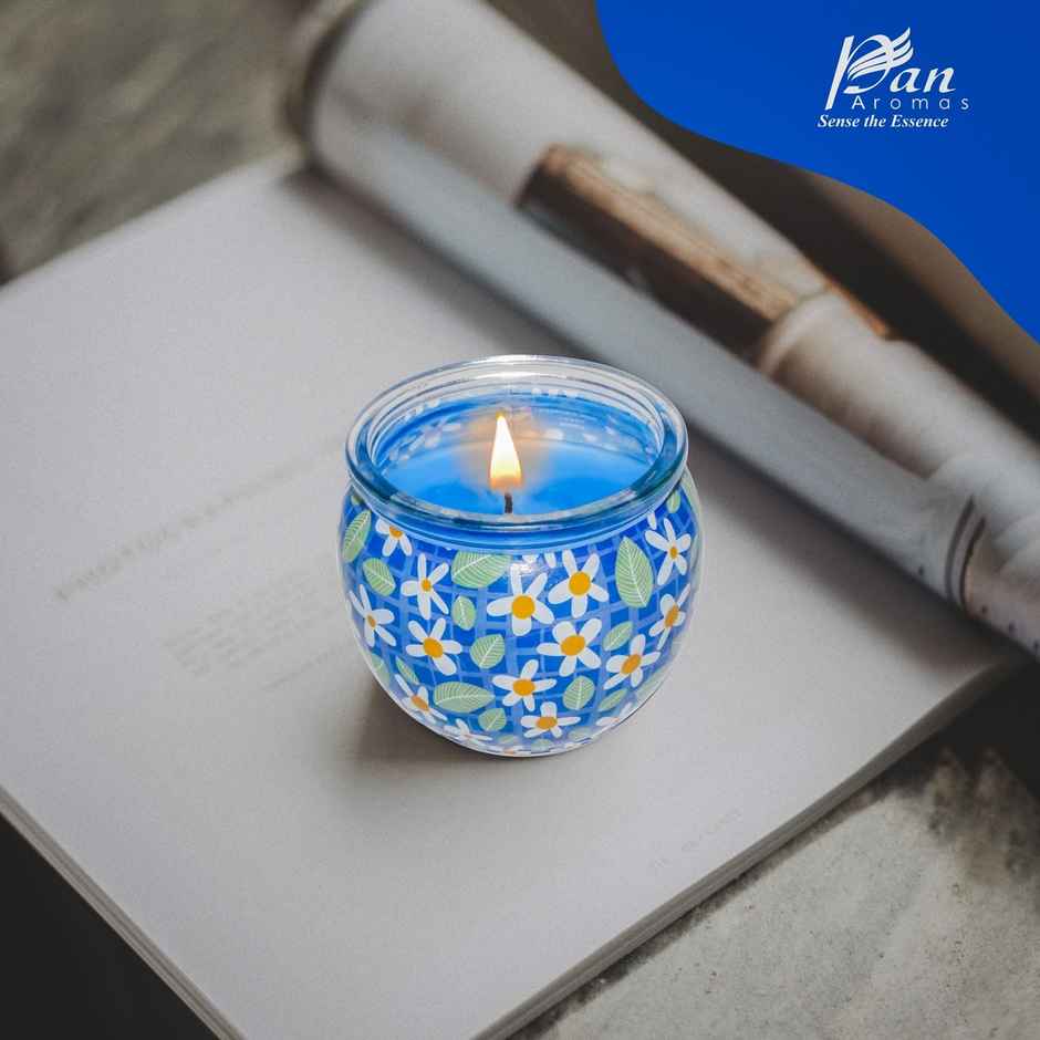 Shrink Sleeve Glass Candle | Fresh & Linen | Home Decor | Pan Aromas