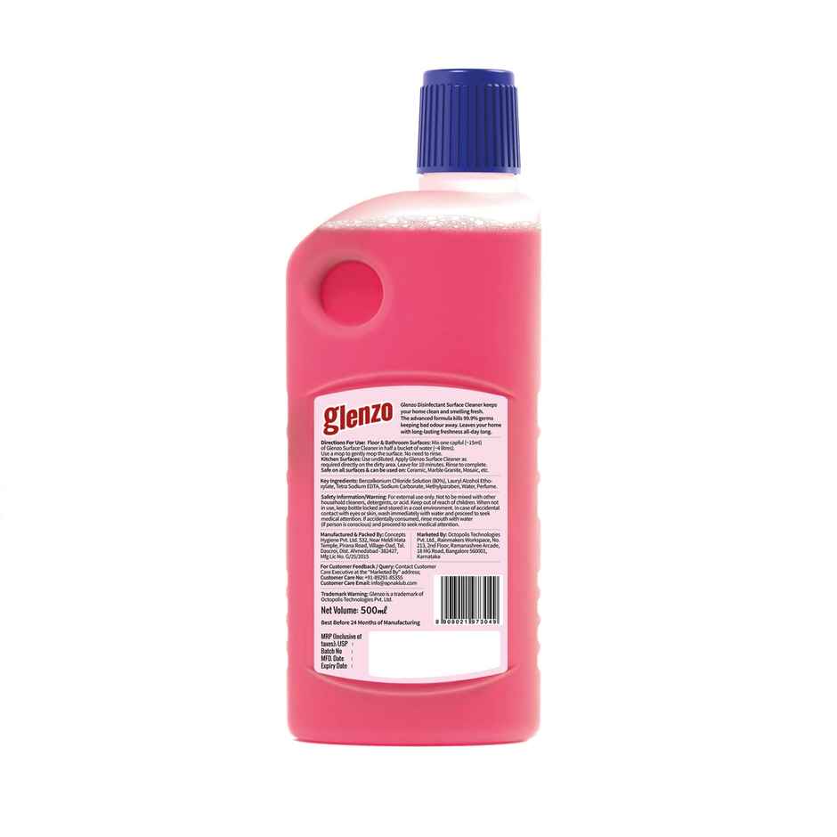 Glenzo Floral Floor & Surface Cleaner