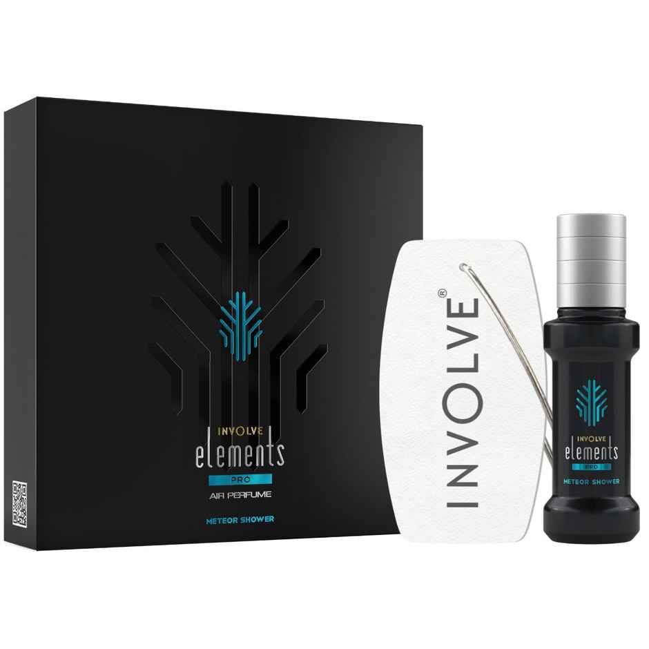 Involve Your Senses Elements Pro- Meteor Shower Refreshing Car Perfume Spray With Hanging Card