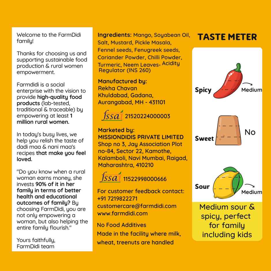 Farmdidi Traditional Mango Pickle