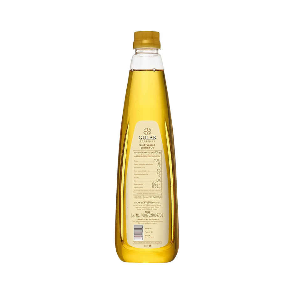 Gulab Sesame ((Til-Gingelly) Cold Pressed Oil | Bottle