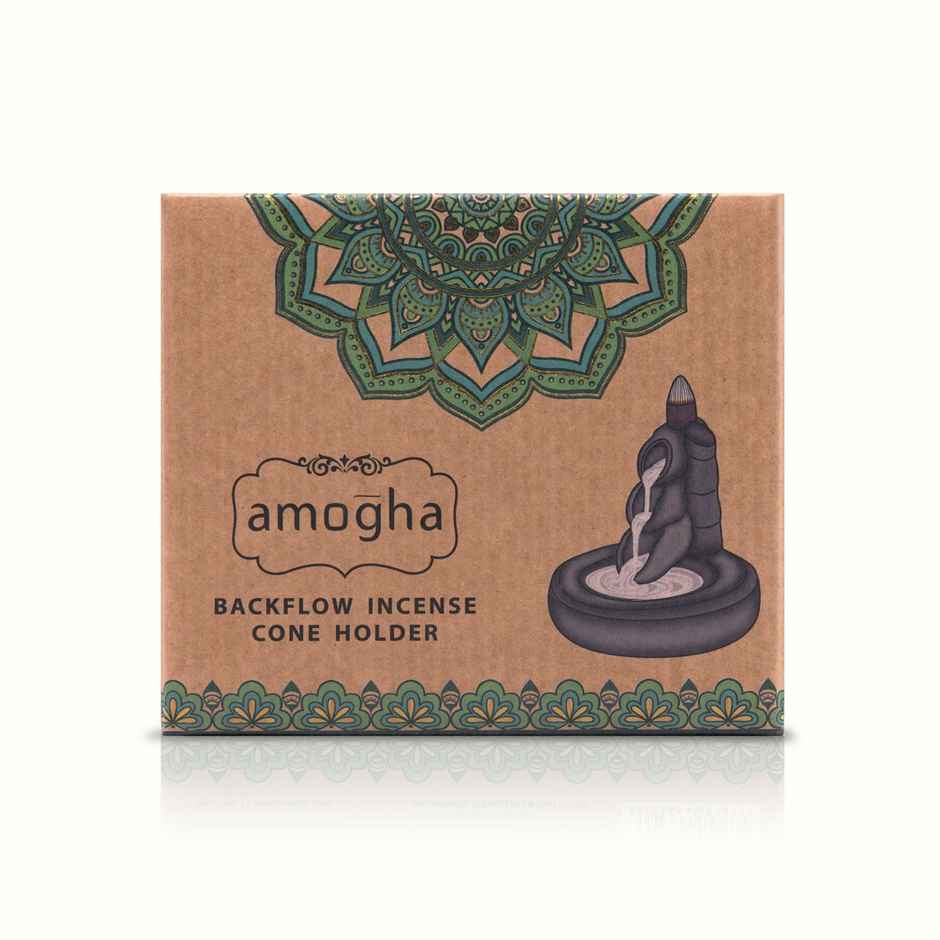 IRIS Amogha Backflow Incense Cone Holder | Bamboo