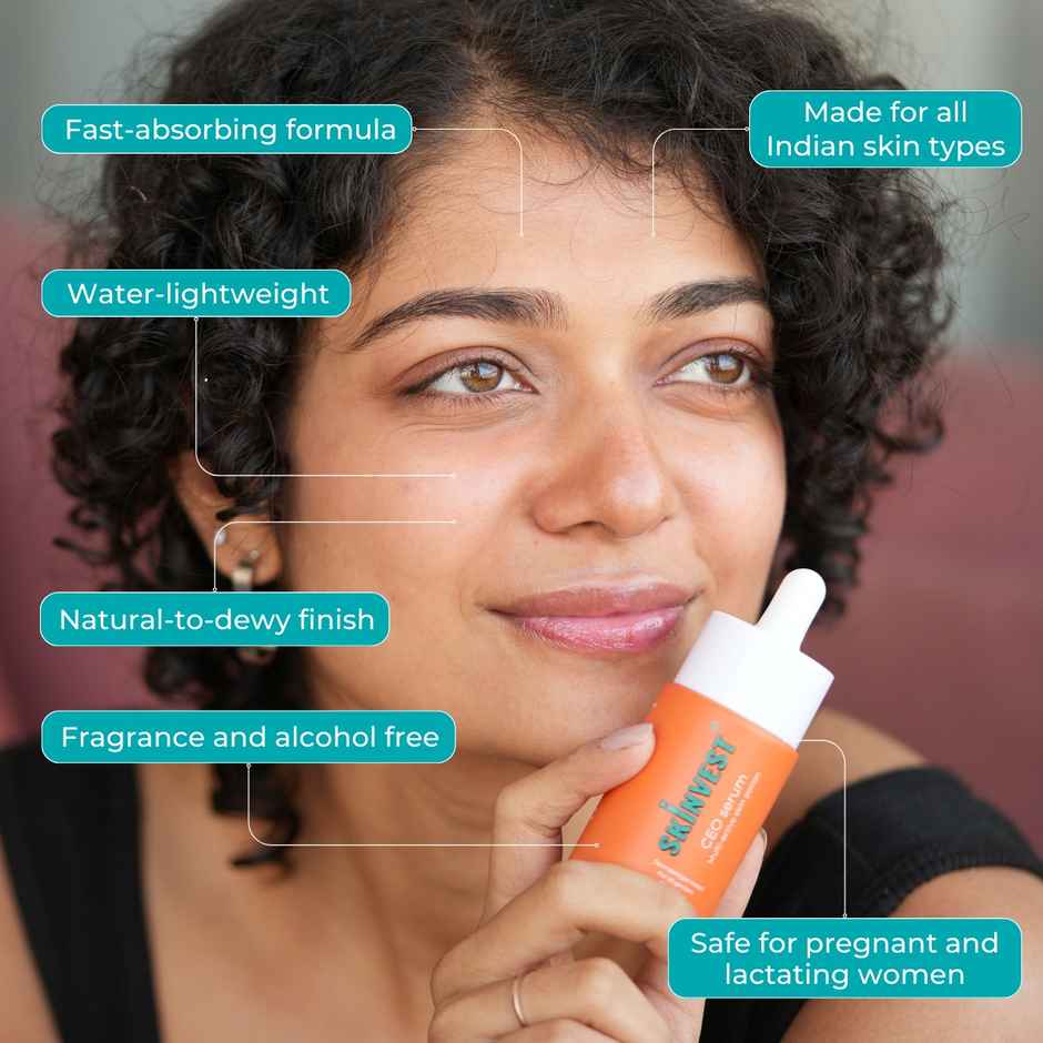 Skinvest Ceo Serum - Multi-Active Skin Potion With 25 Actives | Targets Acne | Pigmentation | Pores