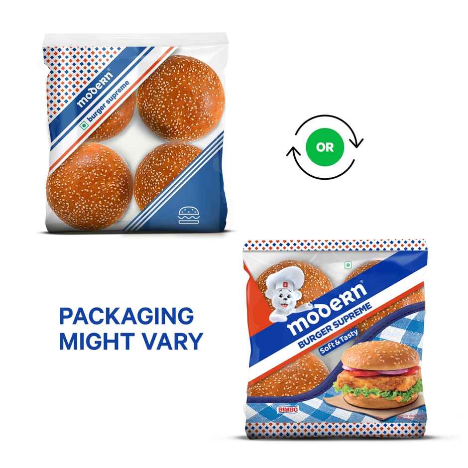 Modern Supreme Burger Bun Combo