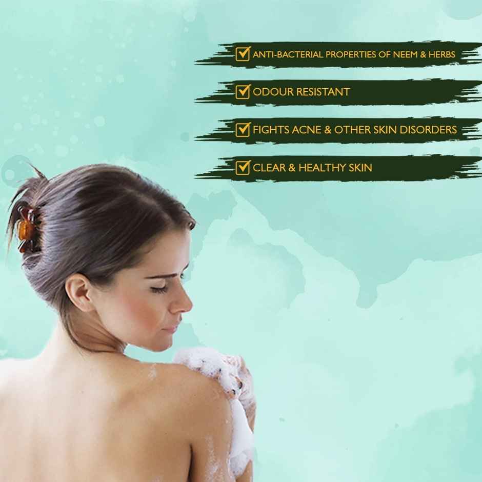 Nimbarka Herbal Neem Soap Natural Anti-Bacterial Moisturizing Acne Treatment