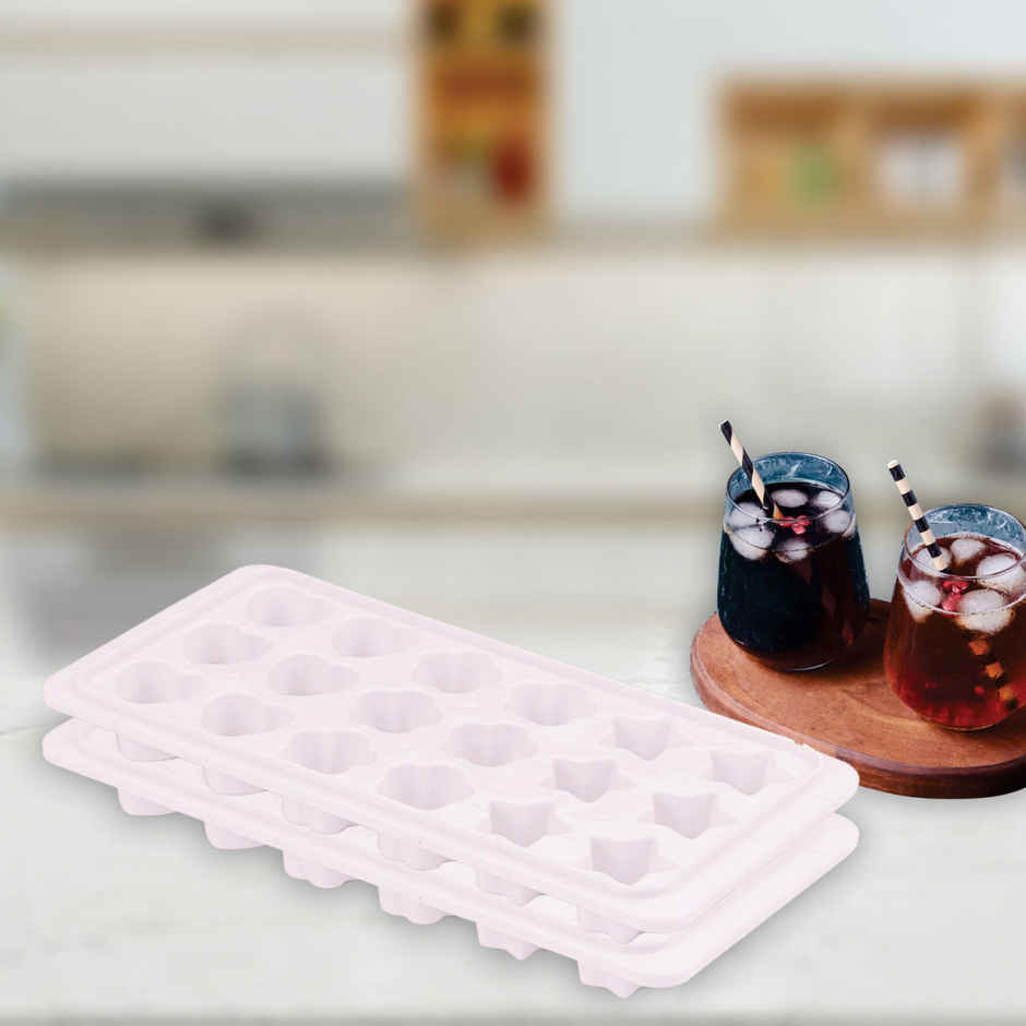 Multi Shape Ice Cube Tray (Set Of 2) Combo