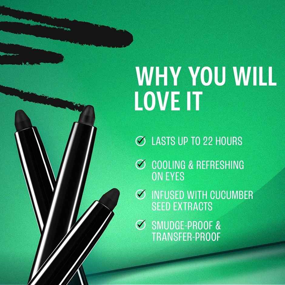 Lakme Eyeconic Insta Cool Kajal, Black