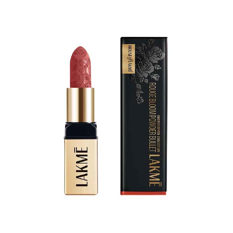 Lakme Rouge Bloom Powder Matte Bullet Nude Nectar 201