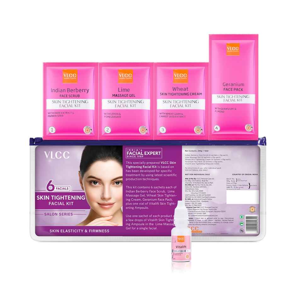VLCC Salon Series Skin Tightening Facial Kit (6 Facials)