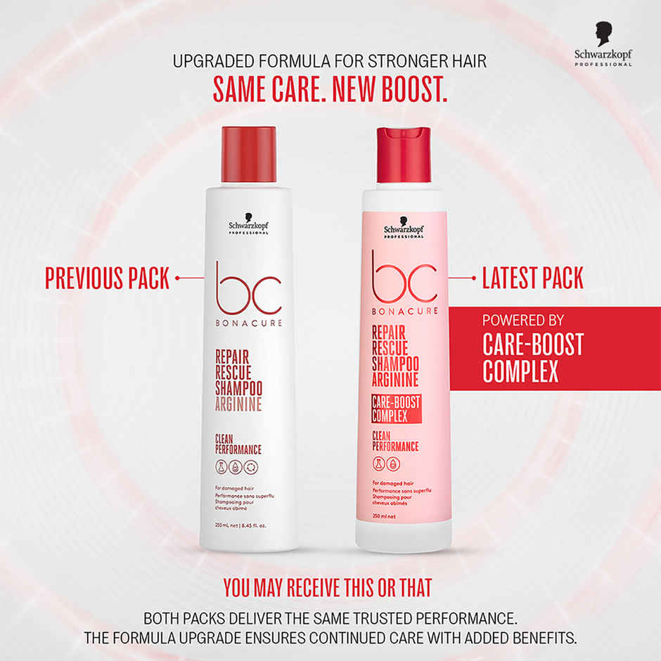 Schwarzkopf Professional Bonacure Repair Rescue Shampoo With Arginine