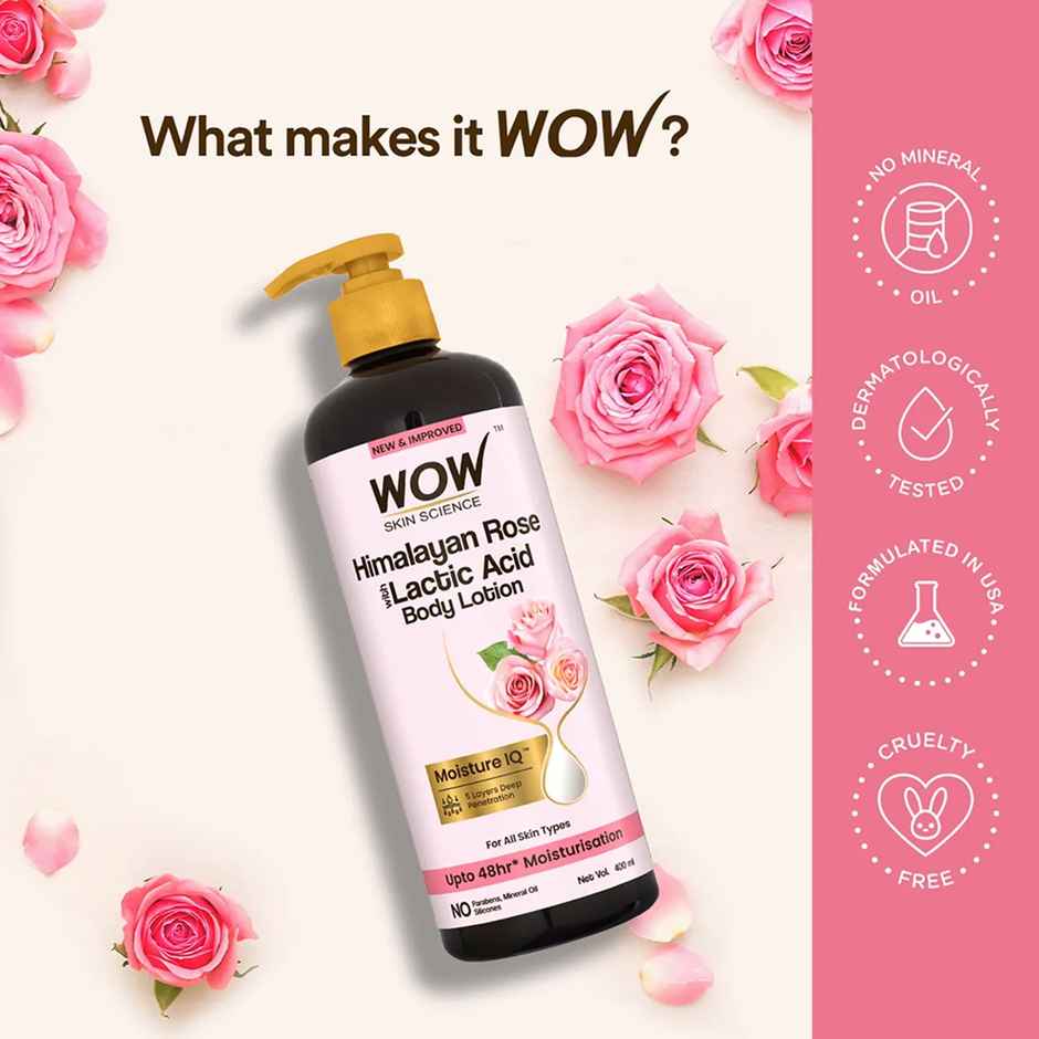 WOW Skin Science Himalayan Rose Body Lotion