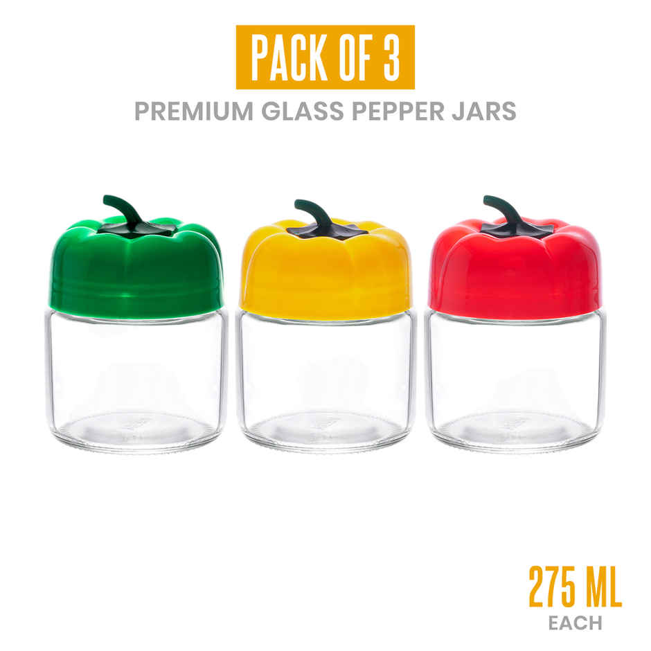 Yera 275 ml 3 pcs Jar Set - Sweet Pepper Jars