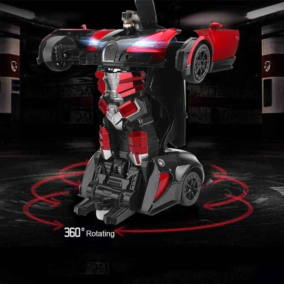 Fablue Transforming Robot Racing Car Toy For Kids | Multicolor