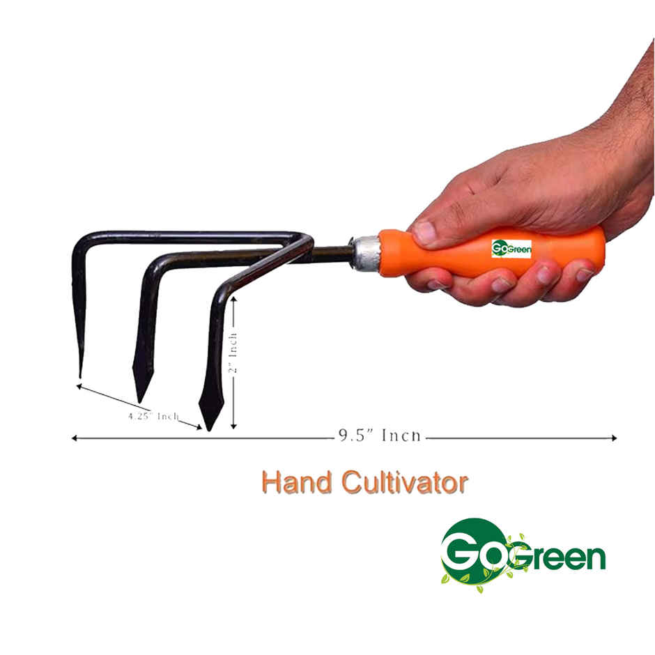 Go Green Garden Cultivator - Premium | 3 Fingers