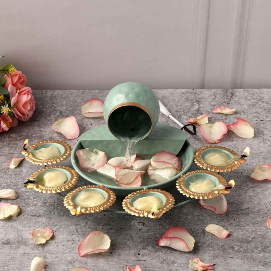 Diya Urli Bowl Water Fountain | Urban Born
