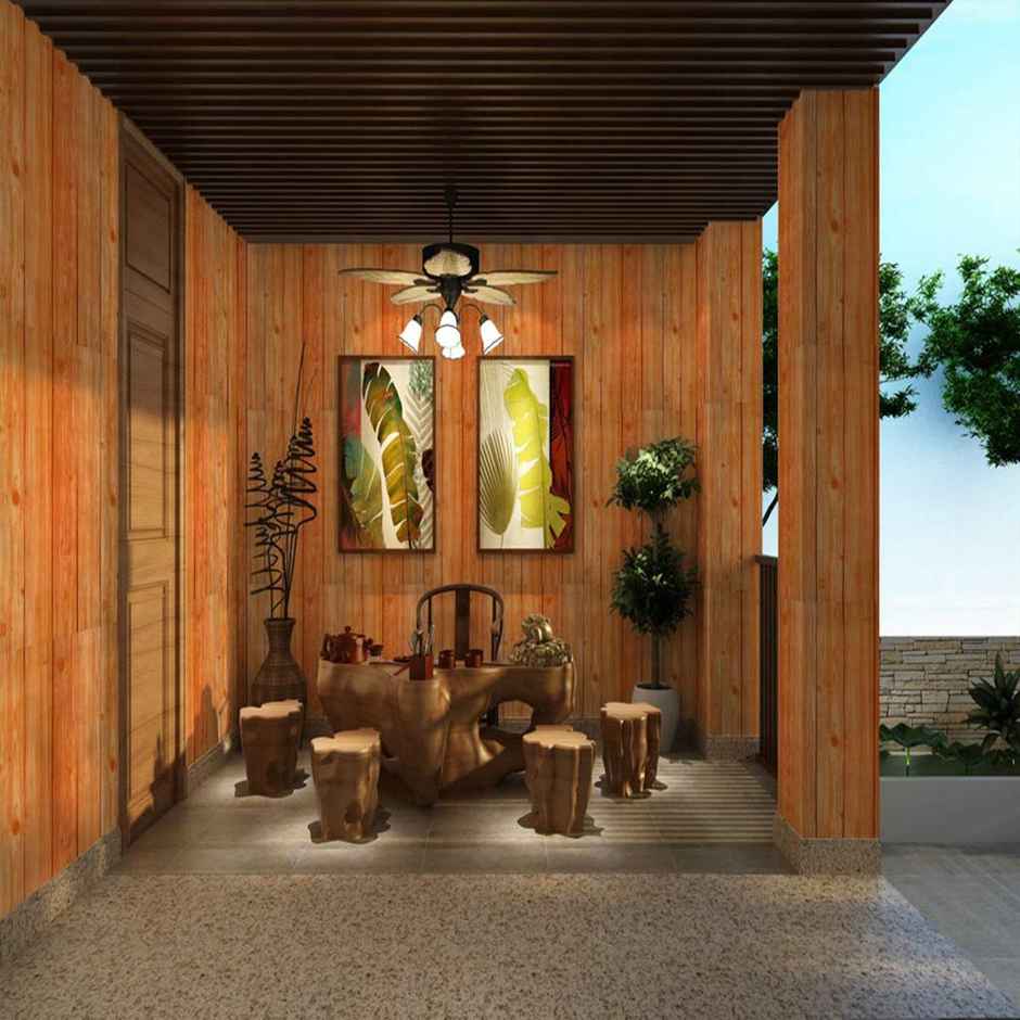 BAY6 Wooden Look Self Adhesive Wallpaper